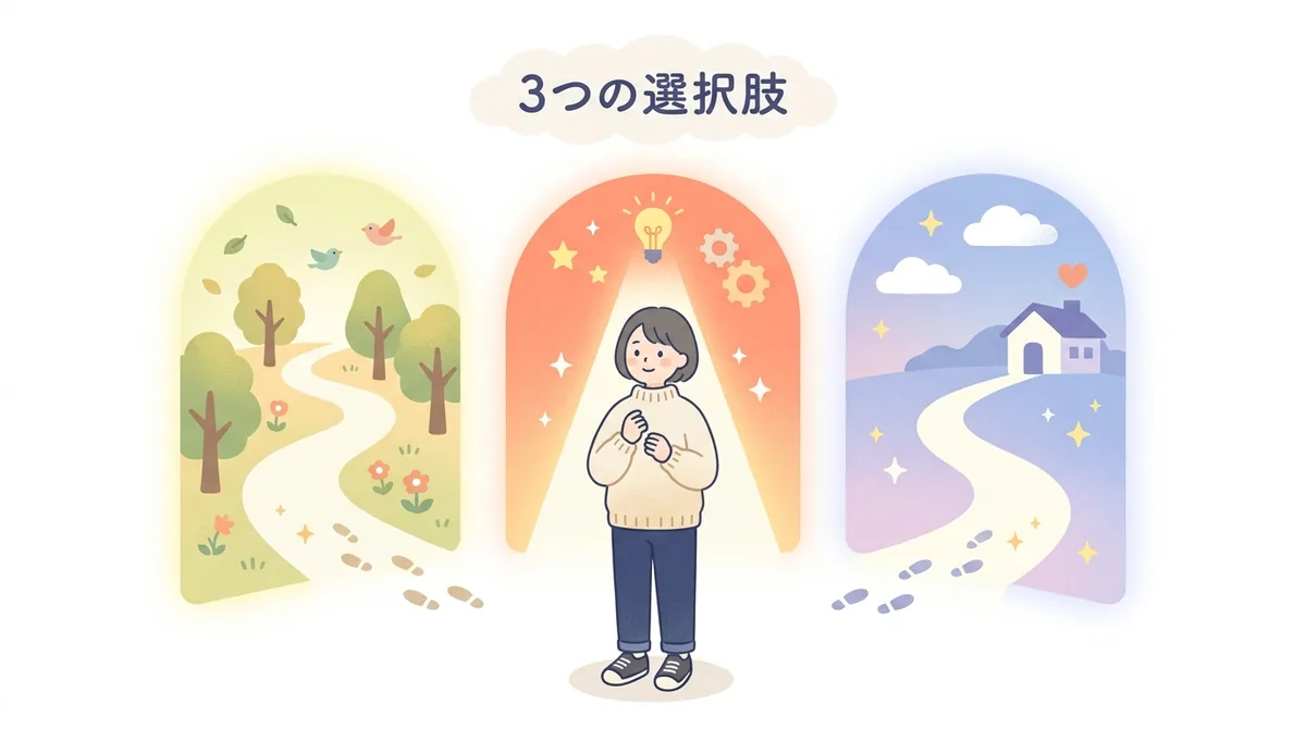 3つの選択肢