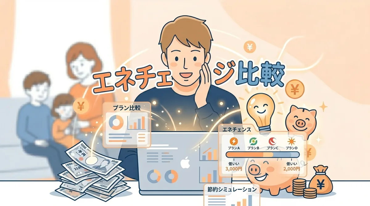 パソコンで簡単に電力比較シミュレーション